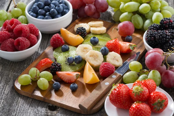 Ingredientes para salada de frutas — Fotografia de Stock