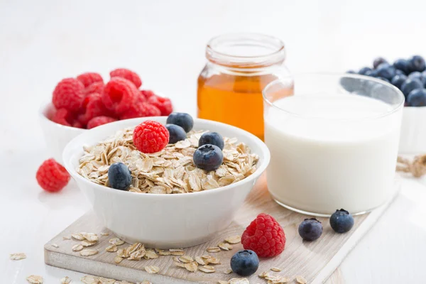 Mat för en hälsosam frukost — Stockfoto