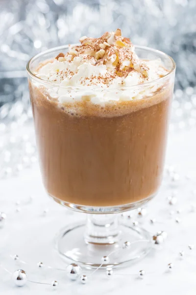 Calabaza latte festivo, primer plano — Foto de Stock