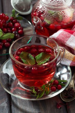 Berry çay Kupası ahşap tablo