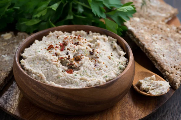 Delicious vegetable pate with spices — Stock Photo, Image