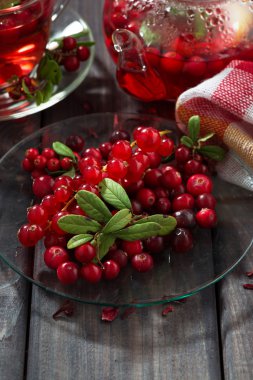 taze orman çilek aromalı çay için