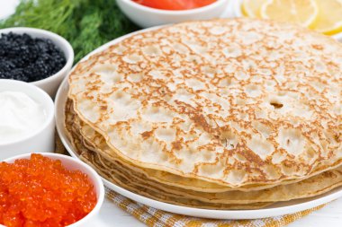 geleneksel Rus krep, portre