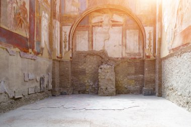 Herculaneum kazı kalıntıları 