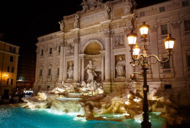 Di Trevi çeşme-ünlü Roma'nın çeşmeler. İtalya