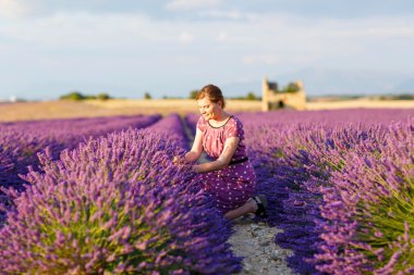 woman in lavender fields in Provence, France