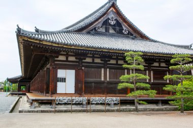 Kyoto, Japonya tapınakta. Antik Japon Mimarlık