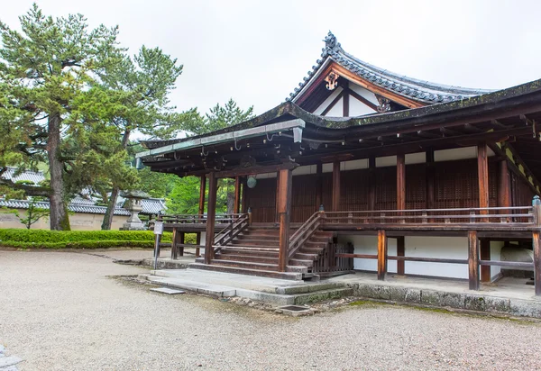 Horyu-ji chrám ve městě Nara, Japonsko, světového dědictví UNESCO — Stock fotografie