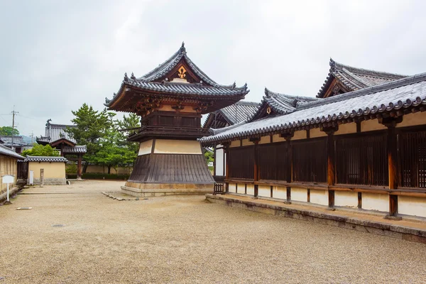 Templo Horyu-ji en Nara, Patrimonio de la Humanidad de la Unesco, Japón — Foto de Stock