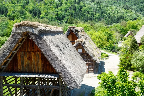 Village historique japonais Shirakawa-go en été — Photo