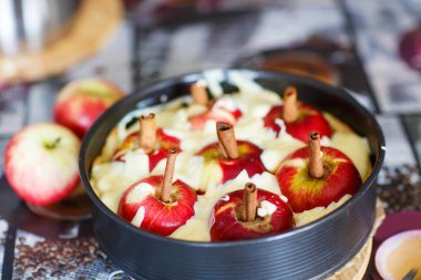 taze meyve ile Apple pie