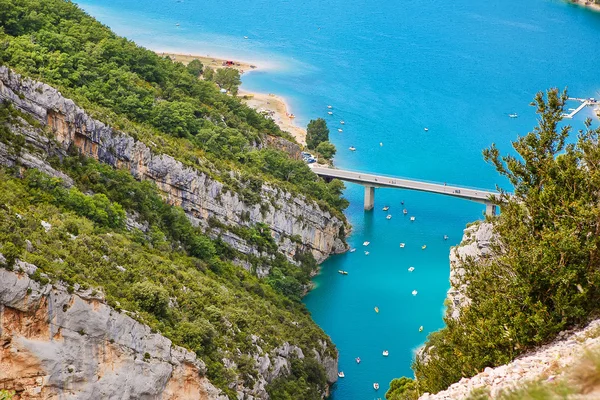 Gorges du Verdon, Provence in France, Europe. Красивый вид на л — стоковое фото