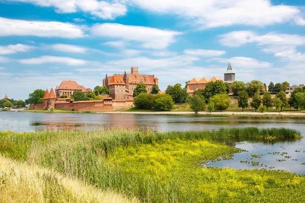 Hrad Malbork v Pomořansku, Polsko — Stock fotografie