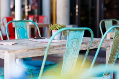 Cozy outdoor cafe in Berlin, Germany