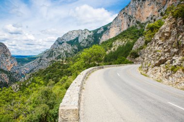 Gorges du Verdon, Provence Fransa, Europe. L ile ilgili güzel manzara