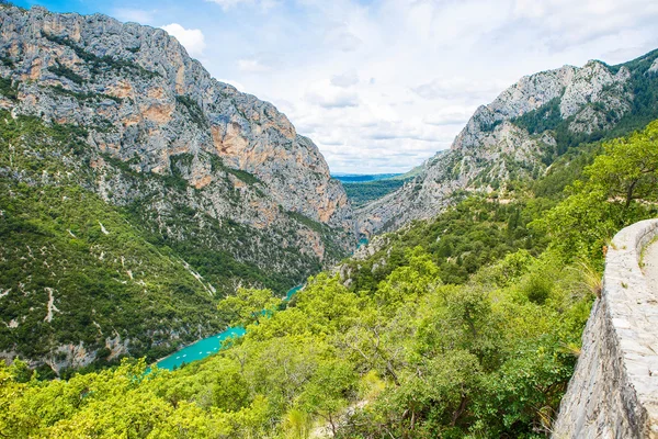 Gorges du Verdon, Provence Fransa, Europe. L ile ilgili güzel manzara — Stok fotoğraf