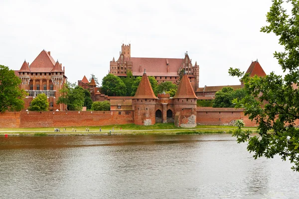 Hrad Malbork v Pomořansku, Polsko — Stock fotografie