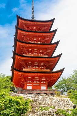 Goju-Hayır-Miyajima, Japonya üzerinde Itsukushima mabedi Pagoda