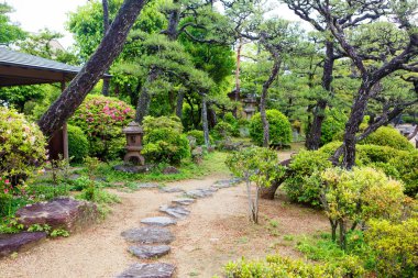 Japanese style garden in Japan