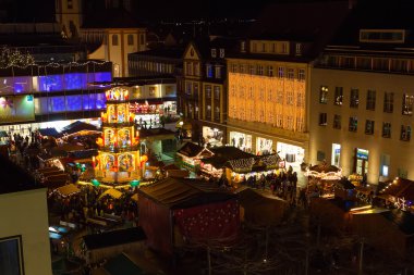 Christmas market in Fulda, Germany clipart