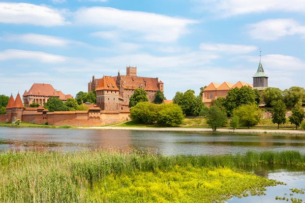 Malbork kastély Pomeránia régióban, Lengyelország — Stock Fotó