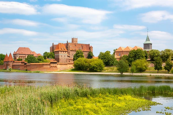 Hrad Malbork v Pomořansku, Polsko — Stock fotografie