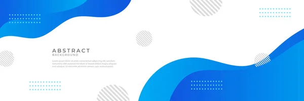Fond Bleu Abstrait Avec Concept Technologie Moderne — Image vectorielle