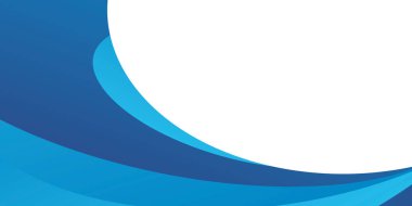 Sunum tasarımı için soyut mavi dalga arkaplanı