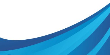 Sunum tasarımı için soyut mavi dalga arkaplanı