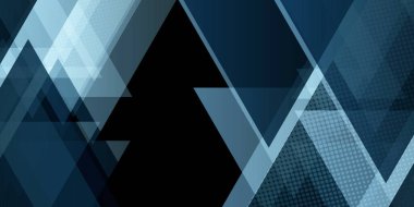 Vektör soyut, bilim, fütürist, enerji teknolojisi konsepti. Işık ışınlarının dijital görüntüsü, mavi ışık, hız ve hareket bulanıklığı olan çizgiler koyu mavi arkaplan üzerinde