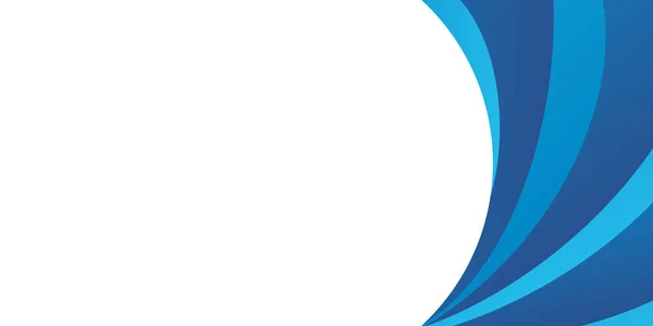 発表デザインのための青い波背景 — ストックベクタ