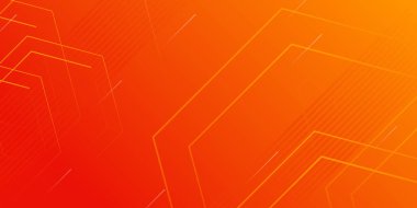 Meyve konseptinden dinamik stil pankart tasarımı. Geometrik şekilli turuncu elementler. Poster, ağ, iniş, sayfa, kapak, reklam, selamlama, kart, promosyon için yaratıcı illüstrasyon