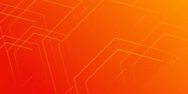 Meyve konseptinden dinamik stil pankart tasarımı. Geometrik şekilli turuncu elementler. Poster, ağ, iniş, sayfa, kapak, reklam, selamlama, kart, promosyon için yaratıcı illüstrasyon