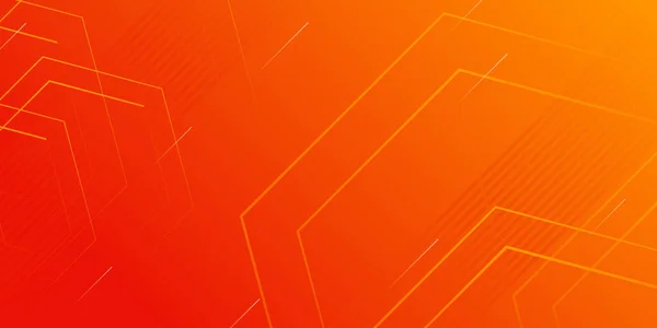 フルーツコンセプトからダイナミックなスタイルのバナーデザイン 幾何学的な形状のグラデーションを持つオレンジの要素 ポスター ウェブ ページ カバー カード プロモーションのための創造的なイラスト — ストックベクタ