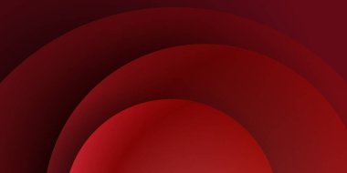 Soyut dalgalı daire koyu kırmızı arkaplan