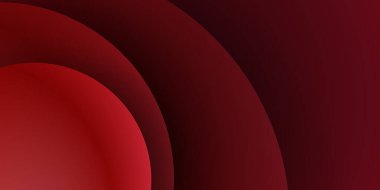 Soyut dalgalı daire koyu kırmızı arkaplan