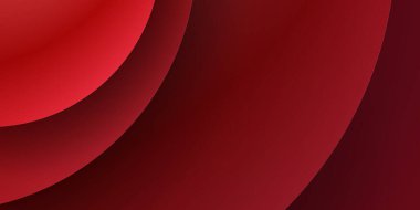 Soyut dalgalı daire koyu kırmızı arkaplan