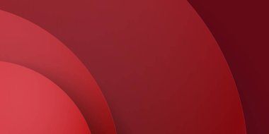 Soyut dalgalı daire koyu kırmızı arkaplan