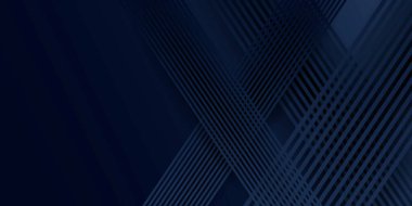 Modern mavi soyut arkaplan, paslanmaz çelik görünüş, koyu mavi arkaplanda dairesel çizgiler