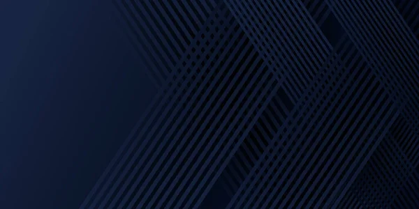 Abstrakter Hintergrund Dunkelblau Für Präsentationsdesign Abstraktes Hellblaues Farbstreifenmuster Luxus Dunkelblau — Stockvektor
