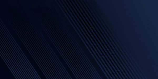 Abstrakter Hintergrund Dunkelblau Für Präsentationsdesign Abstraktes Hellblaues Farbstreifenmuster Luxus Dunkelblau — Stockvektor