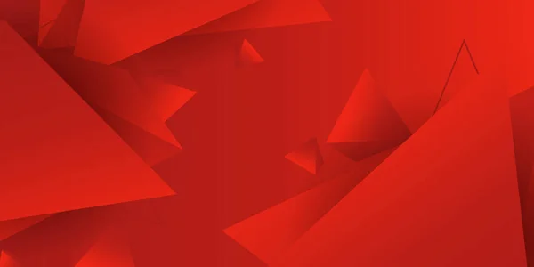 Absztrakt Modern Háttér Design Piros Elemek Geometriai Formák Bannerekre Brosúrákra — Stock Vector