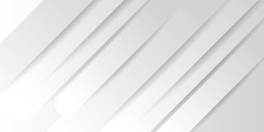 Soyut geometrik beyaz ve gri arkaplan. Modern kurumsal konsept ile sunum tasarımı için vektör illüstrasyonu