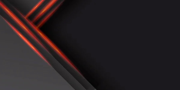Abstrakte Metallic Rot Schwarz Rahmen Layout Design Tech Innovationskonzept Hintergrund — Stockvektor