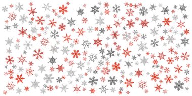 Kar taneleri lüks, kusursuz bir geçmişi var. Noel arkaplan malzemesi için modern tasarım, tebrik kartı, satış afişi ve daha fazlası için soyut kar tanesi dekorasyonu