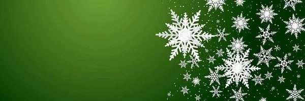 Sněhové Vločky Luxusní Bezešvé Vzor Pozadí Moderní Design Pro Vánoční — Stockový vektor