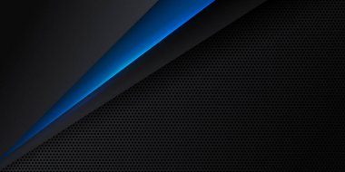 Soyut arka plan koyu mavi ve modern kurumsal konsept