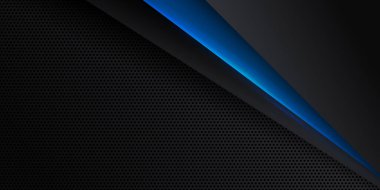 Soyut arka plan koyu mavi ve modern kurumsal konsept