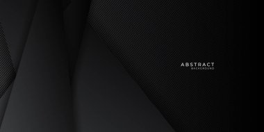 Siyah nötr karbon soyut arkaplan sunum tasarımı için modern minimalist. İş dünyası, şirket, kurum, parti, şenlik, seminer ve görüşmeler için uygun