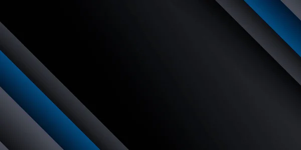 Moderne Fond Abstrait Bleu Noir Avec Texture Rectangle Chevauchement Pour — Image vectorielle